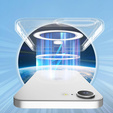 Magnetické pouzdro MagSafe pro iPhone 16E, ERBORD CrystalMag, čiré + sklo na displej