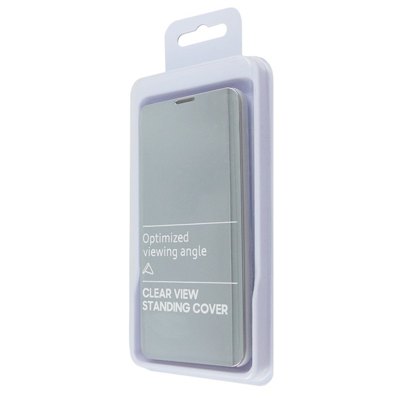 Pouzdro pro Xiaomi 11T / 11T Pro, Clear View, stříbrné
