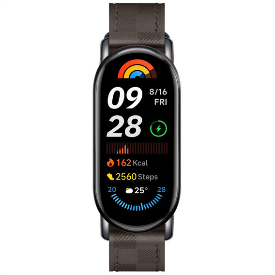 Kožený řemínek pro Xiaomi Smart Band 10 / 9 / 8