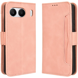 Klopové pouzdro pro OnePlus Nord 4, Card Slot, růžové