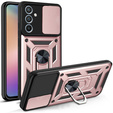 Pouzdro pro Samsung Galaxy A54 5G, CamShield Slide, růžové
