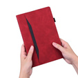 Pouzdro pro Lenovo Tab M11, Classic, s prostorem pro stylus, červené