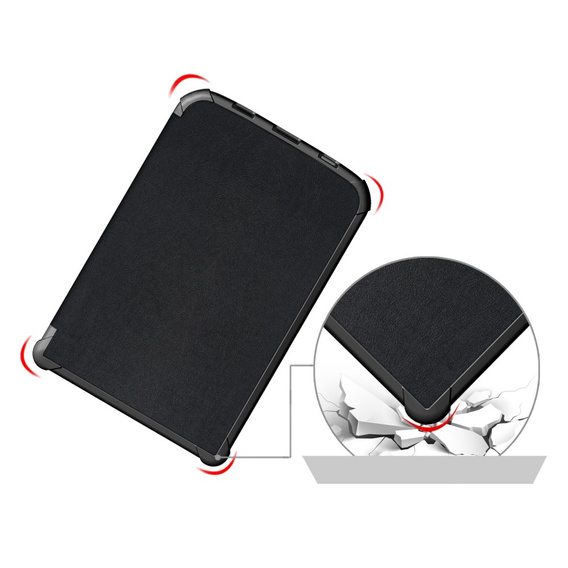Pouzdro pro PocketBook Touch Lux 4 5 606 616 627 628 632 633, Smartcase, černé