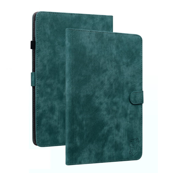 Pouzdro pro Lenovo Tab M9, Wallet Pen Slot, zelené