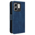 Klopové pouzdro pro Infinix Hot 50i 4G, Card Slot, námořnicky modré