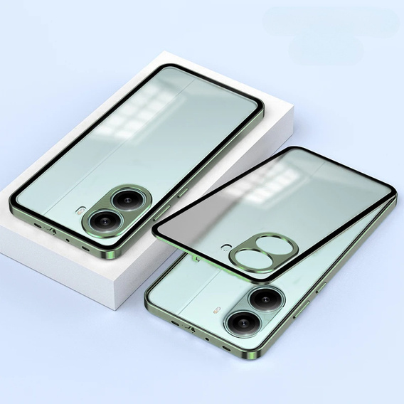 Pouzdro pro Xiaomi Poco X7 Pro 5G, Frame Case, zelené