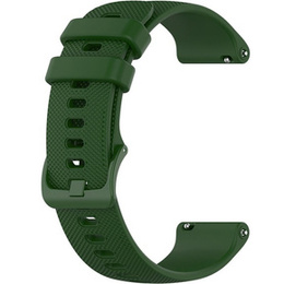 Univerzální silikonový řemínek 20 mm, zelený