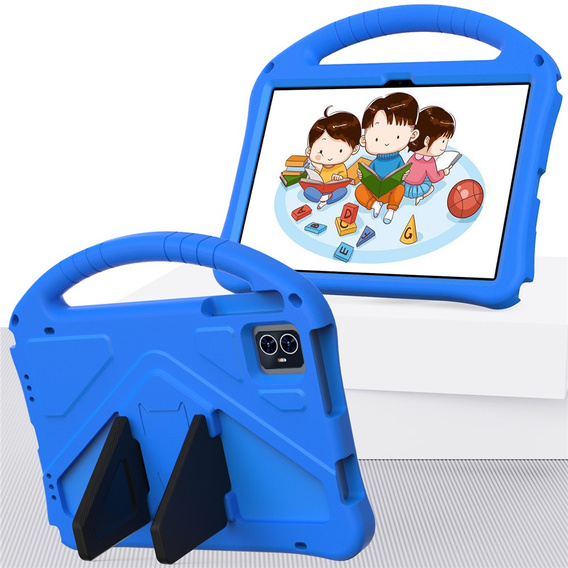 Dětské pouzdro pro T Tablet 2 5G, se stojánkem a rukojetí, modré