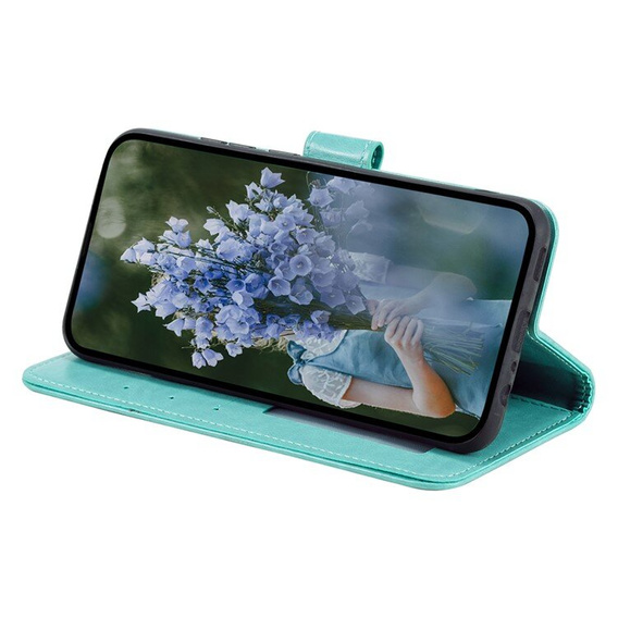 Klopové pouzdro pro Samsung Galaxy A55 5G, Mandala Flower, zelené