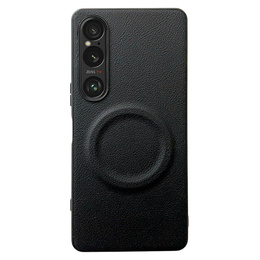 Pouzdro pro Sony Xperia 1 VI, Leather Hybrid MagSafe, černé