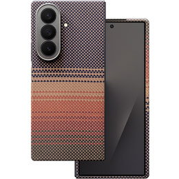 Pouzdro pro Samsung Galaxy Z Fold6 5G - magnetické aramidové vlákno, oranžové