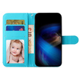 Klopové pouzdro pro Samsung Galaxy A35 5G, Wallet, Butterflies modré