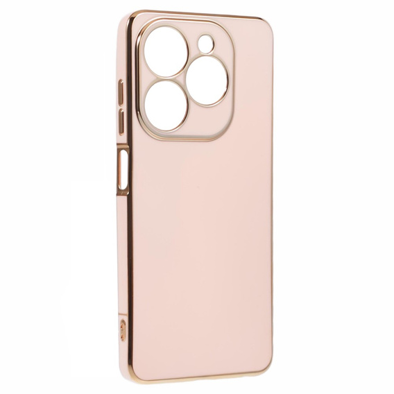 Pouzdro pro Infinix Hot 40i, Glamour CamShield, růžové rose gold