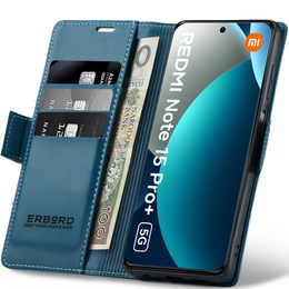 Pouzdro s klopou ERBORD Glossy Litchi pro Xiaomi Redmi Note 15 Pro Plus 5G / Poco M8 Pro 5G