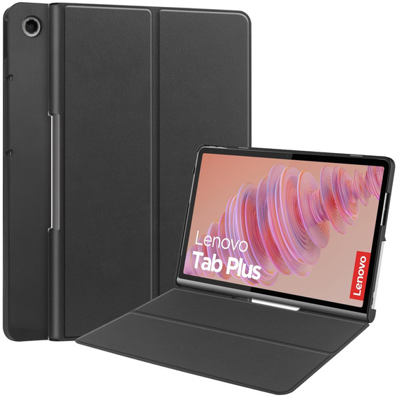 Pouzdro pro Lenovo Tab Plus, Smartcase, černé