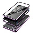 Pouzdro pro Samsung Galaxy S23, Magnetic Dual Glass, fialové