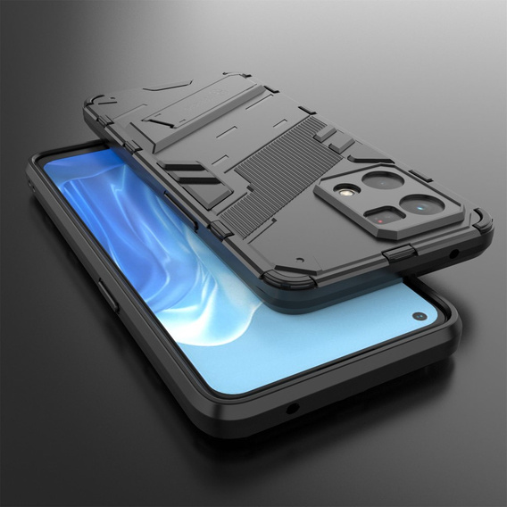 Pouzdro pro Oppo Reno7 4G, Military kickstand, modré