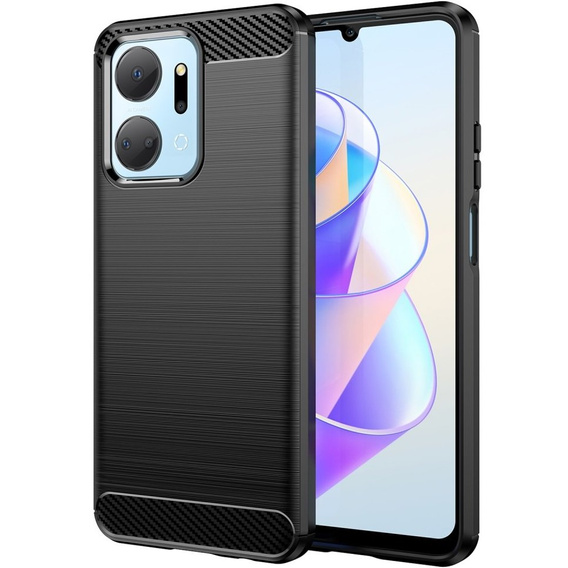 Pouzdro pro Honor X7a 5G, Carbon, černé