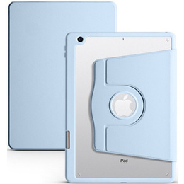 Pouzdro pro iPad 10.2" 2021/2020/2019 (9/8/7 gen.), s prostorem pro stylus, otočné o 360°, modré