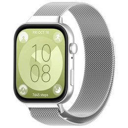 Milánský náramek pro Samsung Galaxy Fit 3, stříbrný