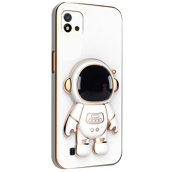 Pouzdro pro Realme C11 2021/ C20, Astronaut, bílé