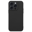 Pouzdro pro iPhone 15 Pro, Silicone Lite, černé