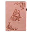 Pouzdro pro Lenovo Tab M11, Butterfly, růžové