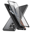 Pouzdro pro Samsung Galaxy S23 Ultra, Magnetic Dual Glass, černé