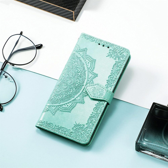 Klopové pouzdro pro Realme Note 50, Mandala, zelené