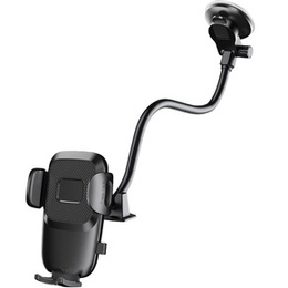 Držák do auta na čelní sklo, dlouhé rameno 30 cm pro telefony 4,7–7 palců