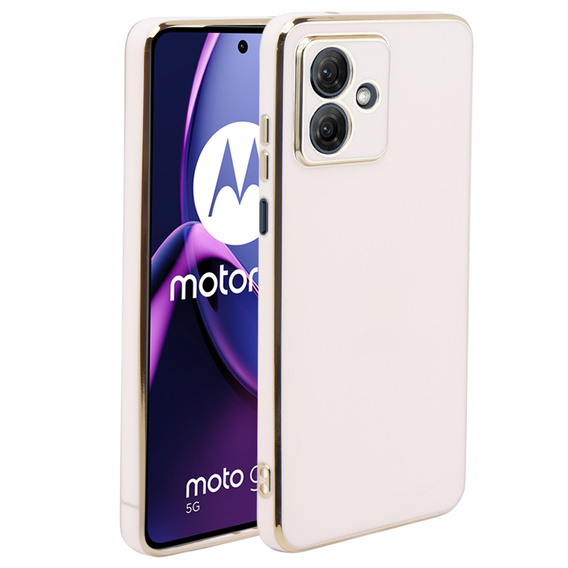 Pouzdro pro Motorola Moto G54 5G, Glamour CamShield, růžové rose gold