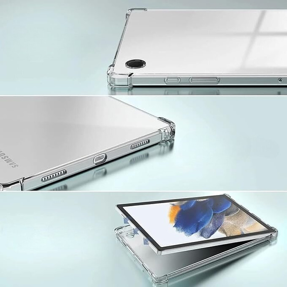 Pouzdro pro Samsung Galaxy Tab A9+, silikonové, průhledné