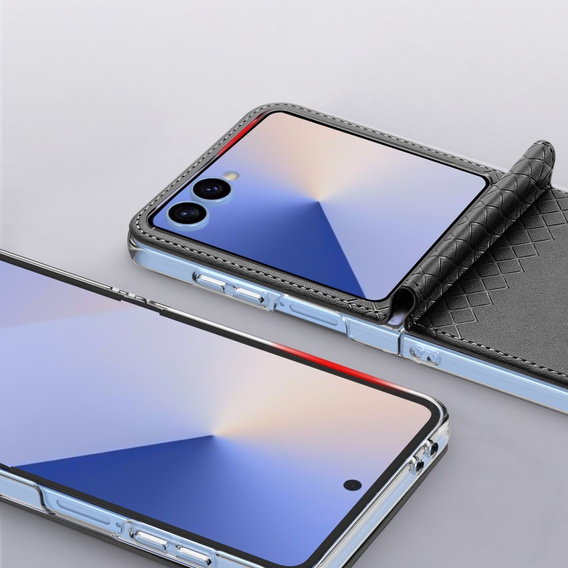 Pouzdro Dux Ducis pro Samsung Galaxy Z Flip7 5G, Bri, černé