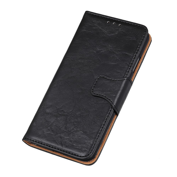 Flipové pouzdro Split Leather Wallet pro OnePlus Nord 2 5G, Split Leather Wallet, černé