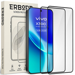 2x tvrzené sklo ERBORD 3D pro Vivo X300