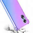 Pouzdro pro Oppo A17, Gradient Dropproof, Fialová / modrá