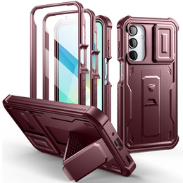 Pancéřové pouzdro pro Samsung Galaxy A16, Dexnor Full Body (Two Frames), červené