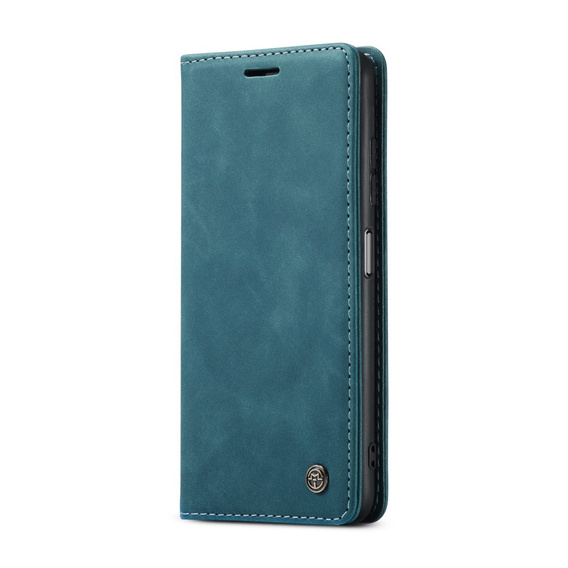 Pouzdro CASEME pro Xiaomi Redmi Note 10 / 10S, Leather Wallet Case, zelené