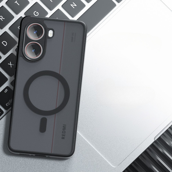 Pouzdro pro Xiaomi Poco X7 Pro 5G, pro MagSafe, ERBORD Matt Case, černý