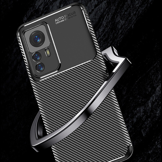Pouzdro pro Xiaomi 12T, Carbon Gel, černé