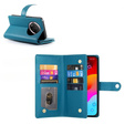 Klopové pouzdro pro Honor Magic 7 Lite, Wallet Zipper Pocket, modré