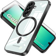 Pouzdro pro Samsung Galaxy A26, Electro MagSafe, černé + sklo na displej