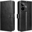 Klopové pouzdro pro Realme GT 7 / 7T, Crazy Horse Wallet, černé