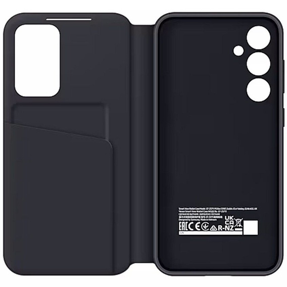 Originální pouzdro Samsung pro Galaxy S23 FE, S View Wallet Cover, černé