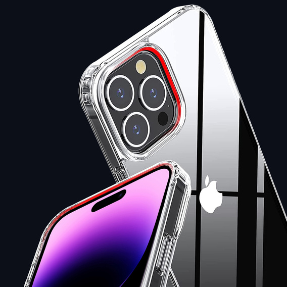 Pouzdro pro iPhone 14 Pro Max, Fusion Hybrid, průhledné