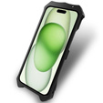 Pancéřové pouzdro pro iPhone 15 Plus, Aluminum Alloy, černé