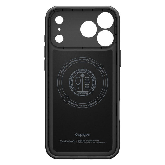 Pouzdro Spigen pro iPhone 17 Pro Max, Thin Fit MagSafe, černé
