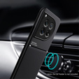 Pouzdro pro OnePlus 12 5G, s magnetickým úchytem, černé