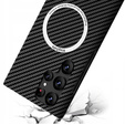 Pouzdro pro Samsung Galaxy S21 Ultra, Magsafe Slim Carbon, černé