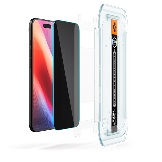 Spigen Glas.TR "EZ FIT" tvrzené sklo pro ochranu soukromí HD pro iPhone Air (2 ks)